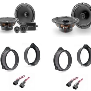 Kit 6 altoparlanti Focal per Seat Exeo serie dal 2008 al 2013 Anteriori e Posteriori