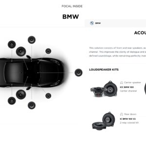 Kit Focal Inside Acoustic 7.2 per BMW serie 3 M3 Touring (dal 2022) modello G81