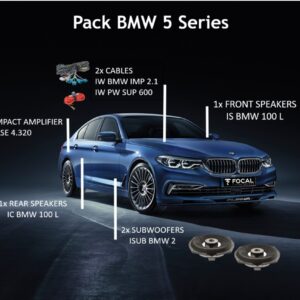 Kit Focal Inside Powered 6.2 Impulse per BMW serie 5 E60 2004-2010