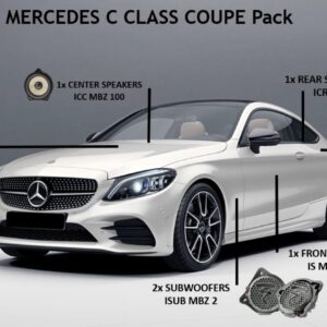 Kit Focal inside/2 per Mercedes Classe C Class Coupe (2015-2021) serie C205