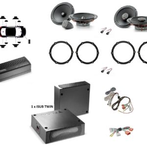 Kit Focal sound per Citroen C5 Aircross serie dal 2017 serie Universal + subwoofer