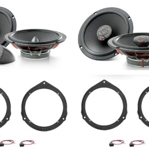 Kit 6 altoparlanti Focal Universal per Mercedes Classe C (W204) serie dal 2007 al 2015 Anteriori e Posteriori