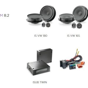 Kit Focal Inside Premium 8.2 per Volkswagen Taramont
