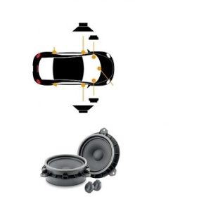 Altoparlanti anteriori Focal Inside per Toyota Yaris III serie (2011-2020)
