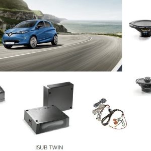 Kit Focal Inside Premium per Renault Zoe amplificatore plug and play + subwoofer