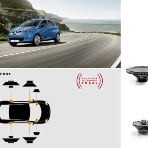 Kit Focal Inside 6.0 per Renault Zoe plug and play