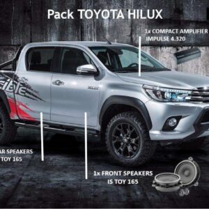 Kit Focal Inside  per TOYOTA Hilux serie 2006 – 2019