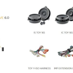 Kit Focal Inside Active 6.0  per TOYOTA Rav 4 serie dal 2019