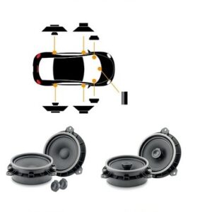 Kit altoparlanti Focal Inside per Toyota Auris (E180) serie dal 2012 al 2018