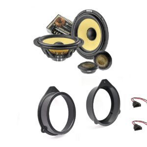 Kit sound upgrade Focal K2 per Audi A4 B7 serie dal 2004 al 2008 amplificatore + altoparlanti