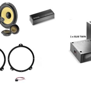 Kit sound upgrade Focal K2 amplificatore + Subwoofer per BMW serie 3 E46
