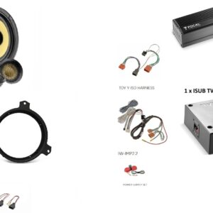Kit upgrade Focal K2 amplificatore + Subwoofer per Nissan 350Z serie dal 2003 al 2009