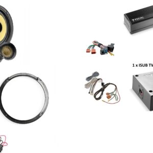Kit sound upgrade Focal K2 amplificatore + Subwoofer per Volkswagen VW Golf VIII compacte 2020-2024