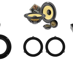 Kit 8 altoparlanti Focal K2 + amplificatore per AUDI A6 (C4/4G)  Anteriori e Posteriori