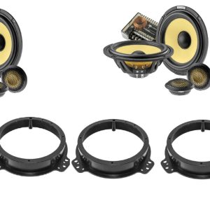 Kit 8 altoparlanti Focal K2 + amplificatore per Mercedes classe E S211 Anteriori e Posteriori