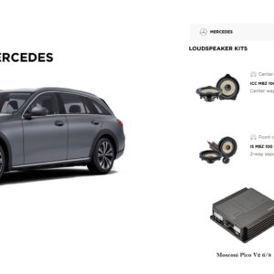 Kit Mosconi Focal Sound Up per Mercedes classe C S206 Break T serie dal 2022