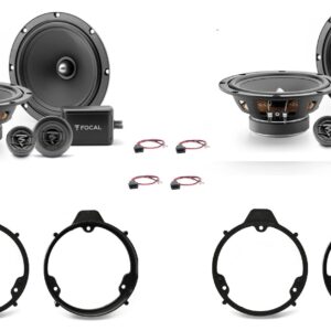 Kit 8 altoparlanti Focal per Mercedes CLA (C117) Anteriori e Posteriori