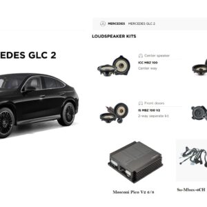 Kit Mosconi Focal Sound Up per Mercedes GLC modello C254 serie dal 2022