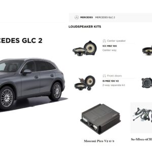 Kit Mosconi Focal Sound Up per Mercedes GLC modello X254 serie dal 2022