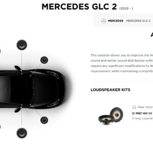 Focal Kit Inside Acoustic 6.0 per Mercedes GLC modello (X254) (C254) serie dal 2022