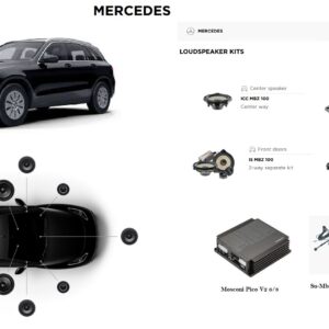 Kit Mosconi Focal Sound Up per Mercedes GLC modello X253 MBUX serie dal 04/2019