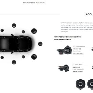 Kit altoparlanti Focal Inside Acoustic 11.2 per Rolls Royce Phanton RR11