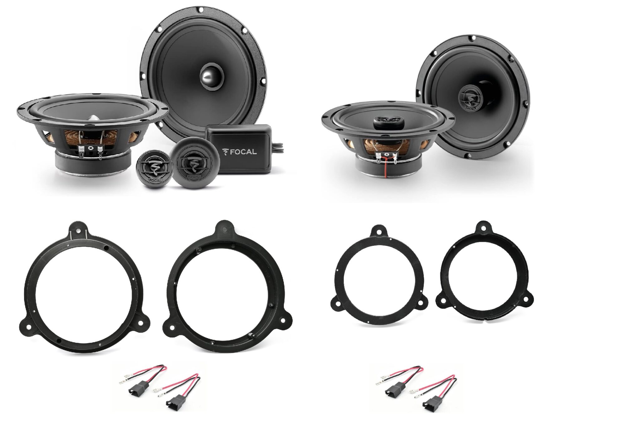 Kit 6 altoparlanti FOCAL per Renault Megane III CC Anteriori e Posteriori