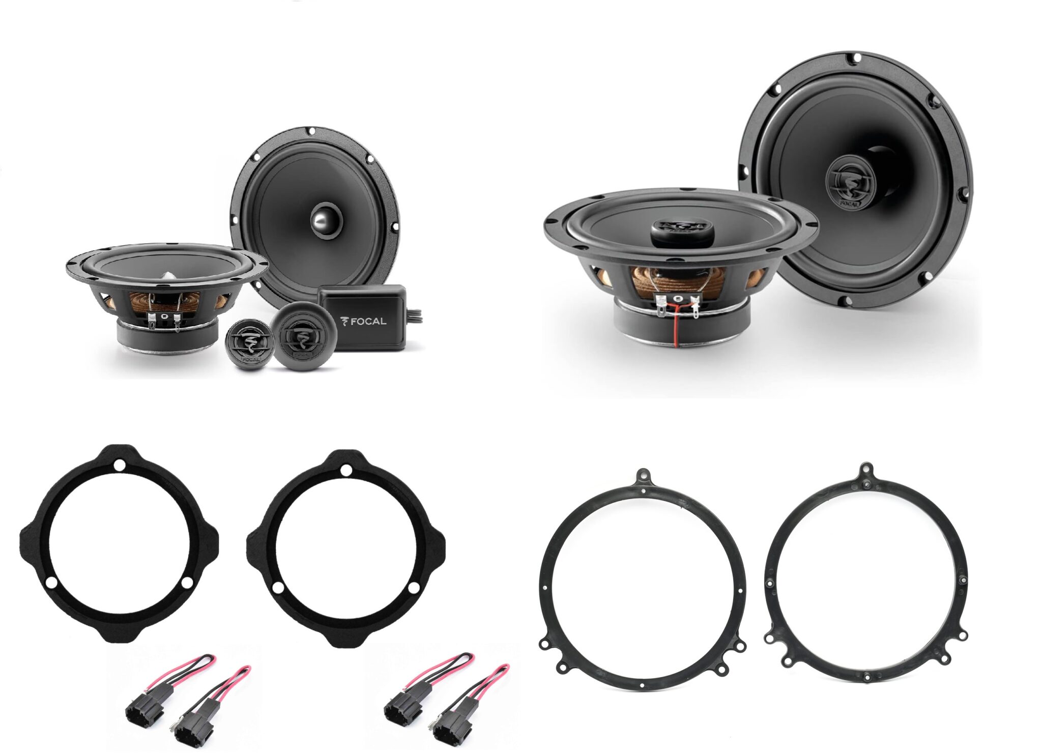 Kit 6 altoparlanti FOCAL per Audi S3 (8L) 96-03 Anteriori e Posteriori