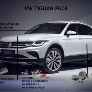 Kit Focal Inside Powered 8.0 per Volkswagen VW Tiguan II  suv (2016-2024)  5 / 7 posti EN