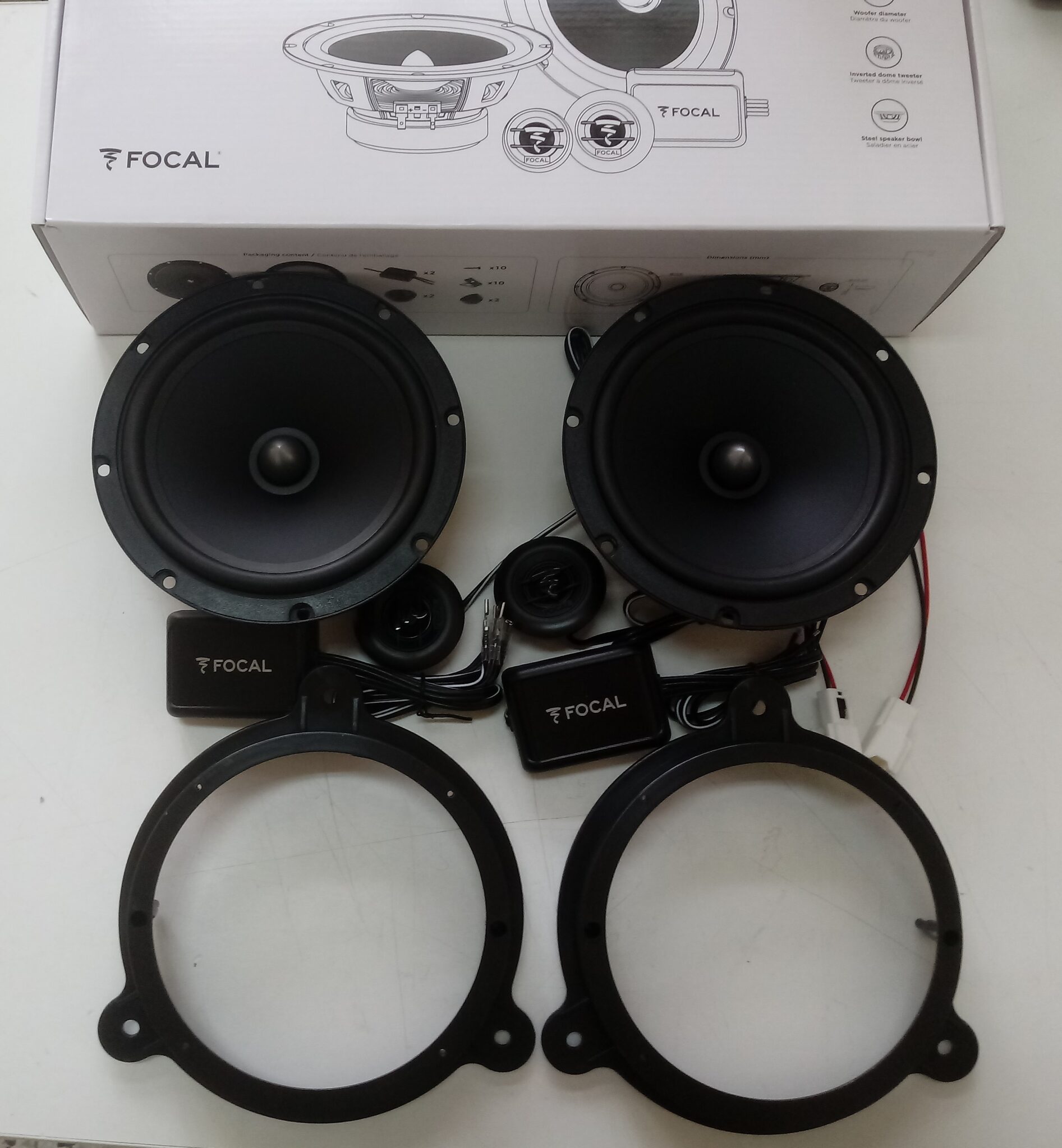 Kit 4 altoparlanti Focal per Renault Twingo III serie (dal 2014) Anteriori