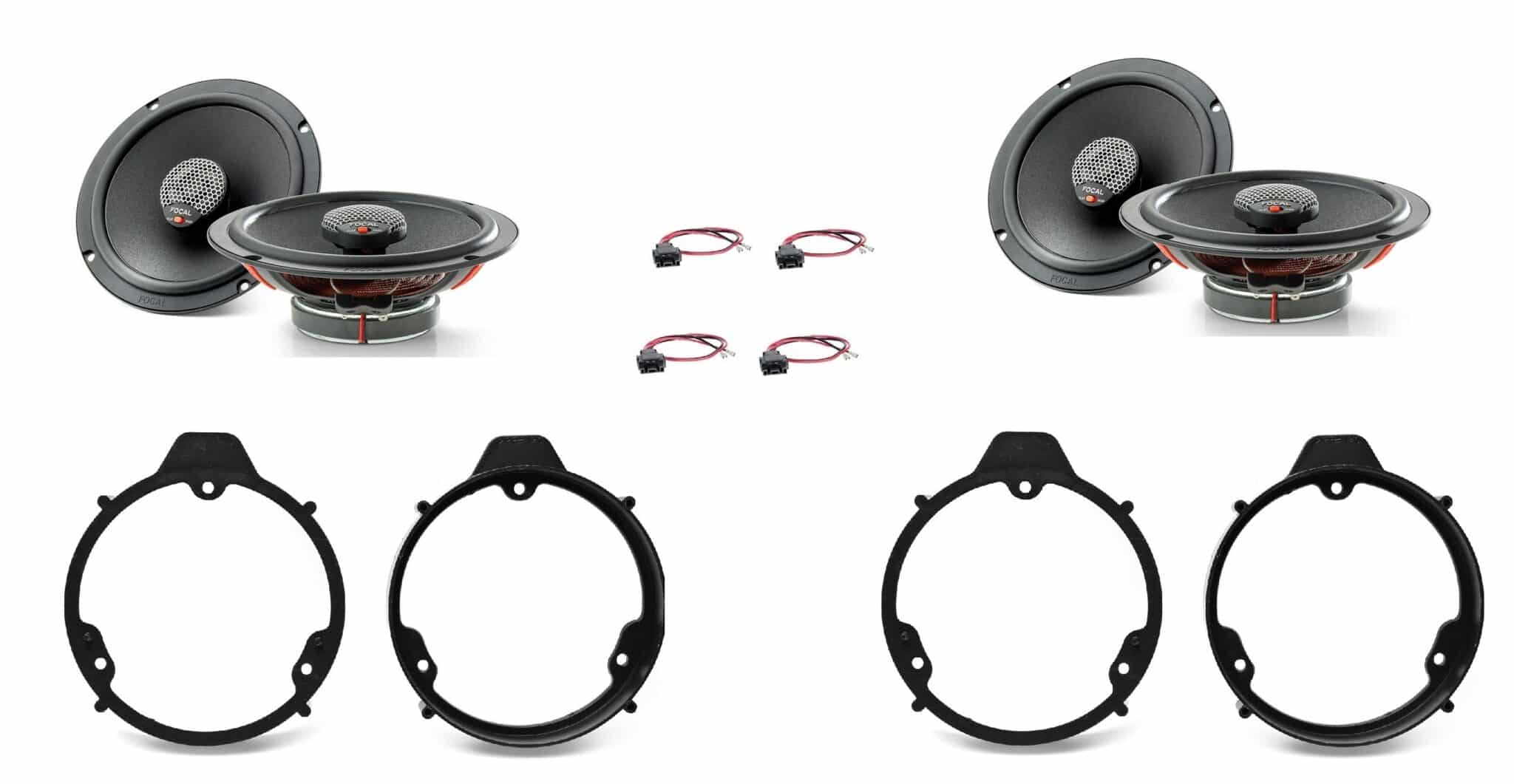 Kit 4 altoparlanti Focal Universal per Mercedes Classe A W177 serie dal 2018 Anteriori e Posteriori