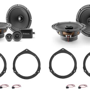 Kit 6 altoparlanti Focal per Mercedes-Benz Classe C (W204) serie dal 2007 al 2015 Anteriori e Posteriori