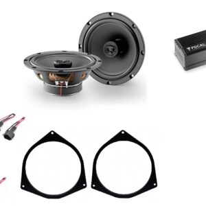 Kit altoparlanti + amplificatore FOCAL per Audi A3 5 porte (8L) 96-03 Anteriori e Posteriori