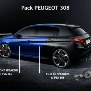 Kit Focal Inside altoparlanti + amplificatore per Peugeot 308