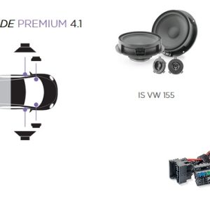 Kit Focal Premium 4.1 per Volkswagen Polo VI urban (2017-2021) modello 2g