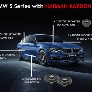 Kit Focal Inside per BMW serie 5 Sedan modello G30 Impianto originale Harman Kardon (Copia)