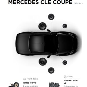 Focal Kit Inside Acoustic 4.2 per Mercedes Classe CLE (C236) coupè serie dal 2023