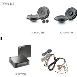 Kit Focal inside Premium 6.2 per Ford Edge 2^ serie dal 2014 al 2022