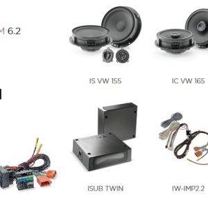 Kit Focal Inside Premium 6.2 per Volkswagen Polo VI  urban (2017-2021) modello 2g