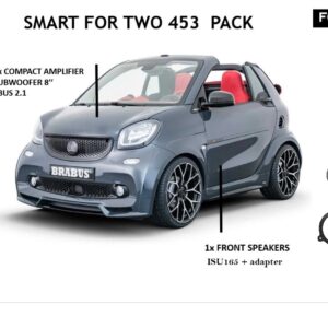 Kit Focal amplificatore + subwoofer + altoparlanti per Smart For Two 453