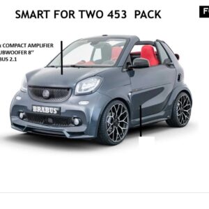 Kit Focal amplificatore + subwoofer per Smart For Two 453