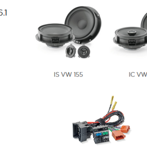 Kit Focal Premium 6.1 per Volkswagen Polo VI urban (2017-2021) modello 2g