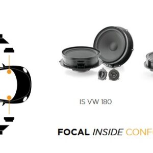 Kit Focal Inside Comfort 6.0 per Volkswagen Golf V 5 1K serie 2003 - 2008