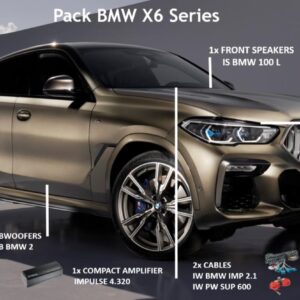 Kit Focal Inside Powered 6.2 Impulse per BMW X6 SUV