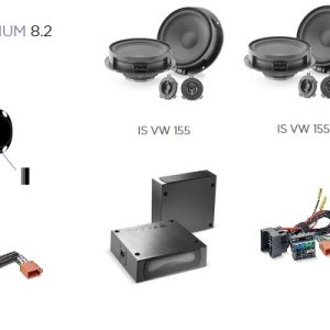 Kit Focal Inside Premium 8.2 per Volkswagen VW Golf VII