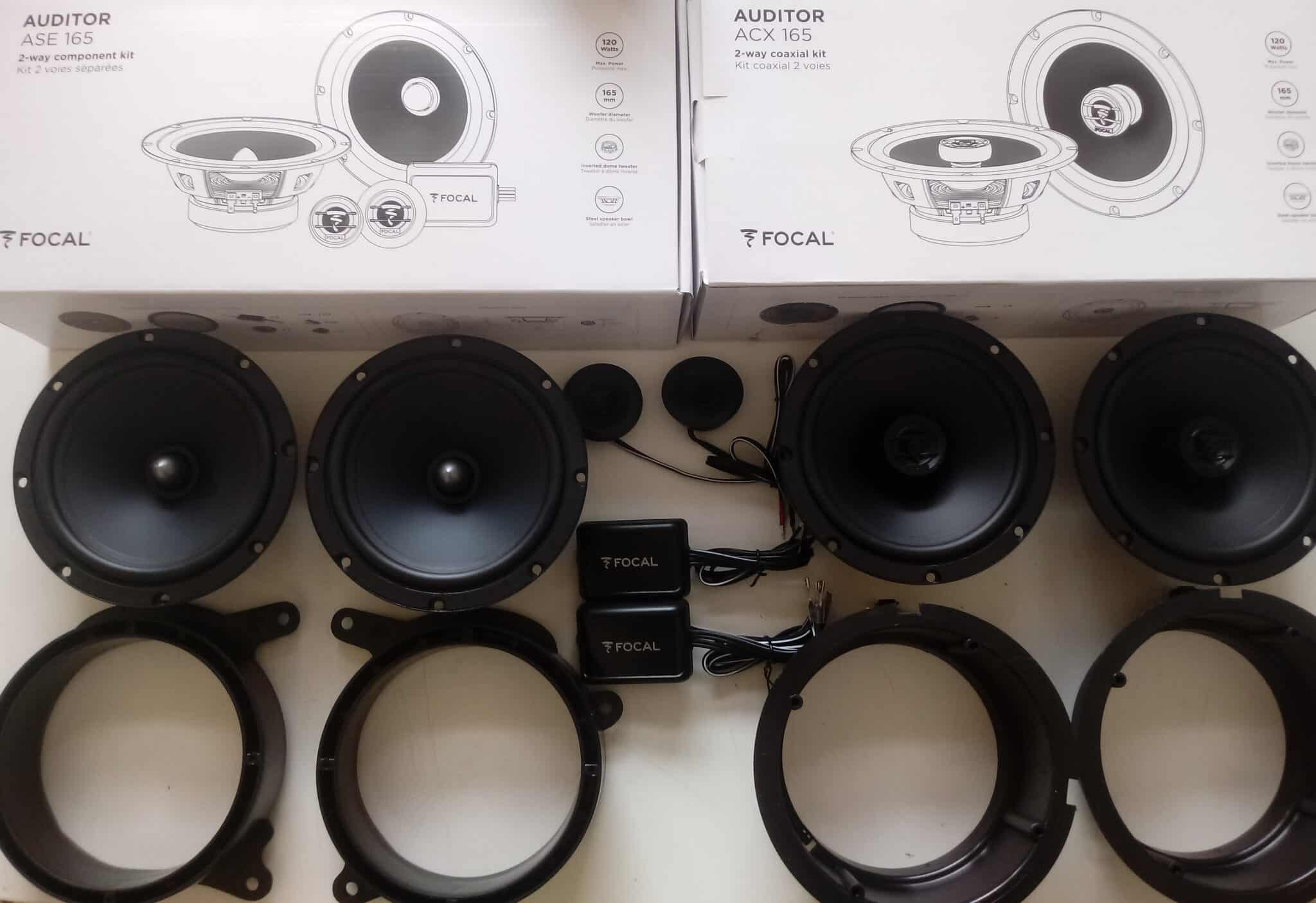 Kit 6 altoparlanti Focal per Mercedes “E” Class (W210) Limousine '95÷'02 Anteriori e Posteriori