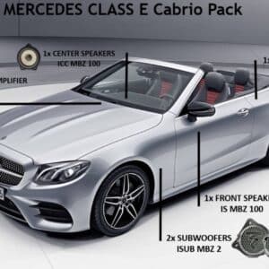 Kit Focal inside per Mercedes Classe E cabrio  A238