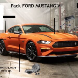 Kit Focal inside Premium 6.2 per Ford Mustang VI serie dal 2015 al 2020