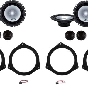 Kit 8 altoparlanti Alpine per Land Rover Freelander 2  Anteriori e Posteriori