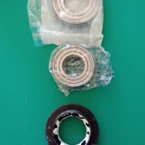 Kit cuscinetti 6205ZZ+ 6206ZZ + paraacqua 35x62x10